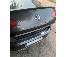 Кромка багажника SD (нерж) Carmos - Турецька сталь для Volkswagen Passat B8 2015-2023 рр