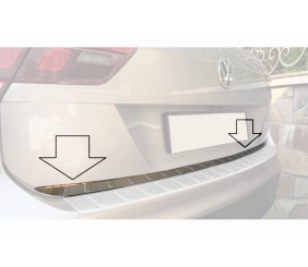 Кромка багажника (нерж) Carmos - Турецька сталь для Volkswagen Tiguan 2016-2023 рр