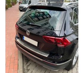 Накладка на задній бампер (OmsaLine, нерж) для Volkswagen Tiguan 2016-2023 рр