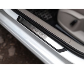 Накладки на пороги Flexill Exclusive (4 шт, нерж) для Volkswagen Golf 7/E-Golf 2012-2020 рр