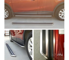 Бокові пороги оригінал V1 (2 шт) для Mazda CX-5 2012-2017 рр