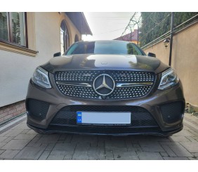 Тюнінг решітка радіатора (Diamond Silver) Без камери для Mercedes GLE coupe C292 2015-2019 рр