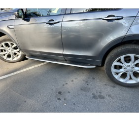 Бокові пороги OEM V1 (2 шт, алюм.) для Land Rover Discovery Sport 2014- рр
