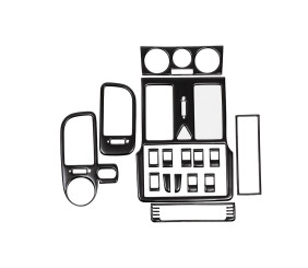 Накладки на панель (1999-2001) Чорний для Volkswagen Polo рр
