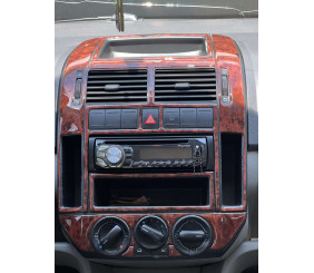 Накладки на панель (2001-2005) Титан для Volkswagen Polo рр