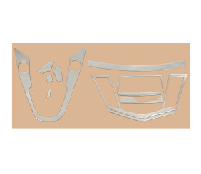 Накладки на панель (механіка) алюміній для Chevrolet Cruze 2009-2015 рр