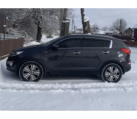 Вітровики з хромованим молдингом (4 шт, Niken) для Kia Sportage 2010-2015 рр