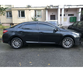 Вітровики з хромованим молдингом (4 шт, Niken) для Toyota Corolla 2013-2019 рр