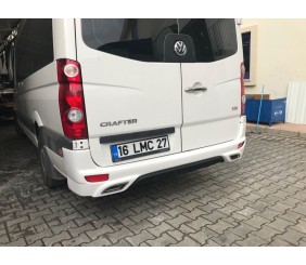 Накладка на задній бампер V2 (під фарбування) для Mercedes Sprinter W906 2006-2018 рр