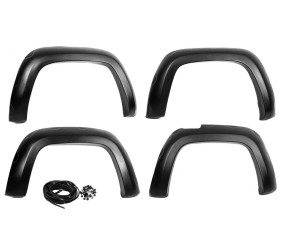 Розширювачі колісних арок EuroCap (ABS, чорні) для Volkswagen Amarok 2010-2022 рр