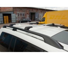 Перемички на рейлінги без ключа (2 шт) Сірий для Ford Fusion 2002-2009 рр