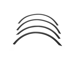 Накладки на арки (4 шт, чорні, ABS-пластик) для Ауди A4 B7 2004-2008 рр