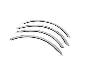 Накладки на арки (4 шт, нерж) для BMW 5 серія E60/E61 2003-2010 рр