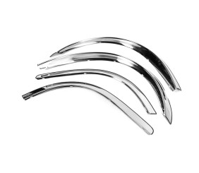 Накладки на арки (4 шт, нерж) для Mercedes Vito W638 1996-2003 рр