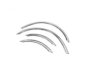 Накладки на арки (4 шт, нерж) для Mercedes Vito W639 2004-2014 рр