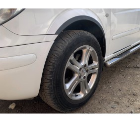 Накладки на арки (4 шт, чорні) для Mercedes Vito W639 2004-2014 рр