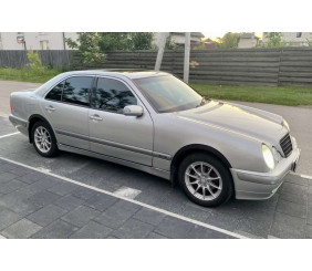 Накладки на арки (4 шт, чорні) для Mercedes E-сlass W210 1995-2002 рр