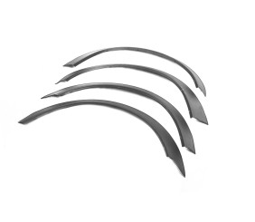 Накладки на арки (4 шт, чорні) для Opel Astra F 1991-1998 рр