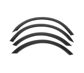 Накладки на арки (4 шт, чорні) SW, 2004-2008, ABS-пластик для Peugeot 407 рр