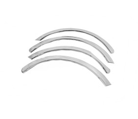 Накладки на арки (4 шт, нерж) для Renault Kangoo 1998-2008 рр