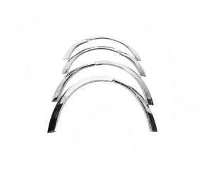 Накладки на арки (8 шт, нерж) HB для Renault Megane III 2009-2016 рр