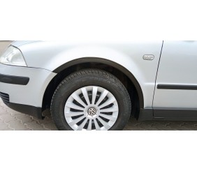 Накладки на арки (4 шт, чорні) Sedan, 2000-2006, ABS для Volkswagen Passat B5 рр
