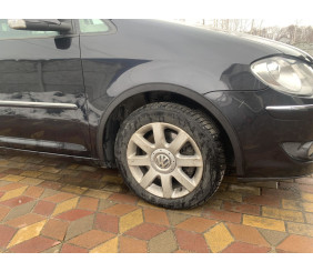 Накладки на арки (4 шт, чорні) 2006-2010, Металеві для Volkswagen Touran рр
