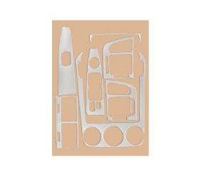 Накладки на панель 2004-2006 (HB) Алюміній для Kia Cerato 1 рр