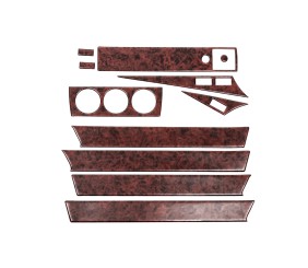 Накладки на панель (11 дет.) дерево для Mercedes W201 (190) 1982-1993 рр