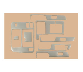 Накладки на панель (2000-2004) Алюміній для Nissan Patrol Y61 рр