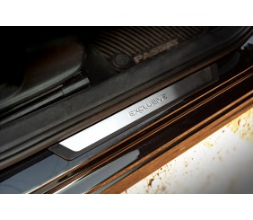 Накладки на пороги Flexill (4шт) Exclusive для Volkswagen Passat B7 2012-2015 рр