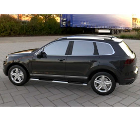 Бічні труби (2 шт, нерж) для Volkswagen Touareg 2010-2018 рр