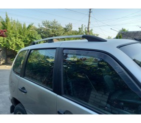 Рейлінги ХРОМ Пластикові ніжки для Chevrolet Niva 1998-2020 рр