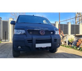 Передня накладка губа (під фарбування) для Volkswagen T5 Transporter 2003-2010 рр