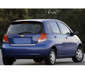Кромка багажника (нерж.) HB для Chevrolet Aveo T200 2002-2008 рр