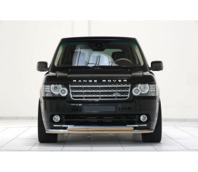 Передній захист ST014 (нерж) 60/42 мм для Range Rover III L322 2002-2012 рр