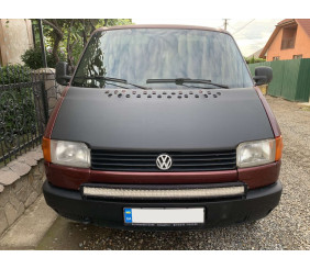 Чохол капота на прямий капот (кожазаменитель) для Volkswagen T4 Caravelle/Multivan 1990-2003 рр