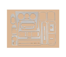Накладки на панель Алюміній для Seat Leon 1999-2005 рр