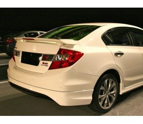 Накладка на задній бампер (під фарбування) для Honda Civic Sedan IX 2011-2016 рр