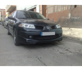 Передня накладка на бампер 2006-2009 (під фарбування) для Renault Megane II рр