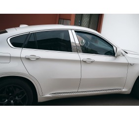 Повна окантовка вікон (10 шт., нерж.) для BMW X6 E71 2008-2014 рр