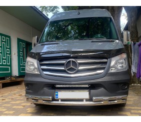 Передня нижня дуга Shark (нерж.) 2006-2013 для Mercedes Sprinter W906 рр
