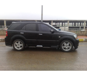 Бокові пороги Meliset (2 шт., під фарбування) для Kia Sorento I BL 2002-2009 рр