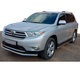 Передній захист ST008 (2010-2013, нерж) для Toyota Highlander рр