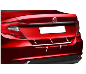 Кромка багажника (нерж) HB, Carmos - Турецька сталь для Fiat Tipo 2016- рр