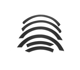 Накладки на арки (6 шт, чорні, метал) для Renault Trafic 2015- рр