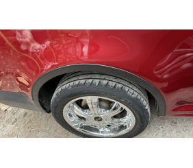 Накладки на арки (чорний мат) Коротка база, 1 бічна (метал) для Volkswagen Caddy 2015-2020 рр