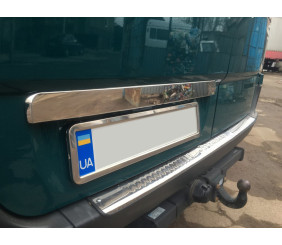 Планка над номером BlackChrome (нерж) для Volkswagen Crafter 2006-2016 рр