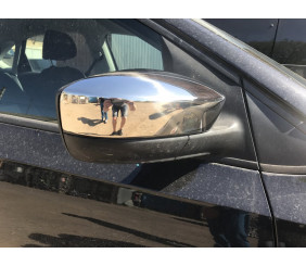 Накладки на дзеркала Sedan (2 шт., нерж) для Volkswagen Polo 2010-2017 рр