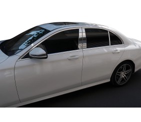 Накладки на стійки (нерж) для Mercedes E-сlass W213 2016-2023 рр